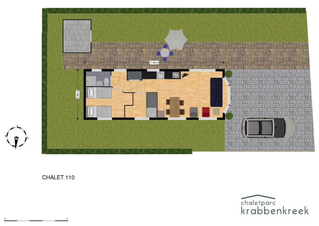 Chaletparc Krabbenkreek Zeeland - Chalet 110 Sint Annaland Exterior photo